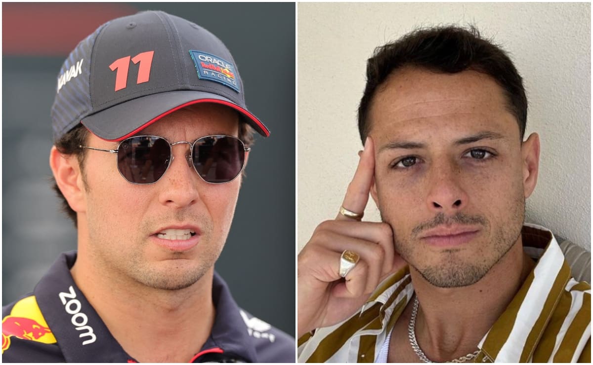 "Chicharito" Hernández causa furor en redes al señalar a "Checo" Pérez