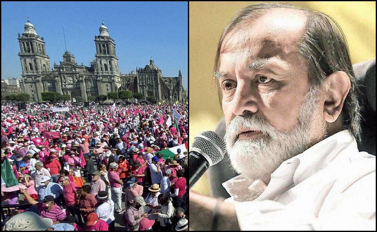 "Marcharon bajo la sombra de García Luna", afirma Epigmenio Ibarra tras movilización por el INE