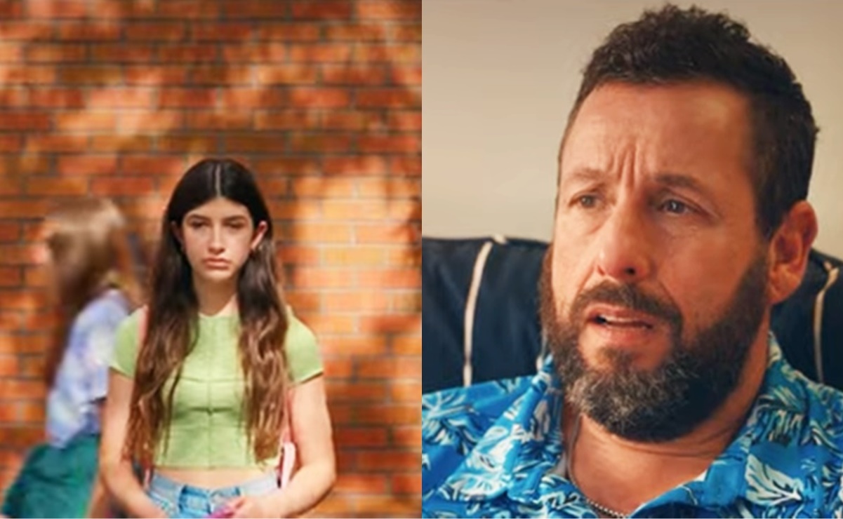 Lanzan primeras imágenes de la película de Netflix que Adam Sandler protagoniza con su hija