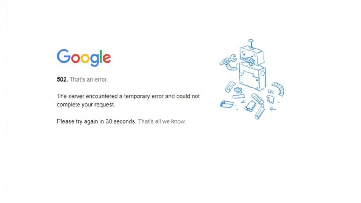 Google se cae, presenta fallas en México. Surgen los memes