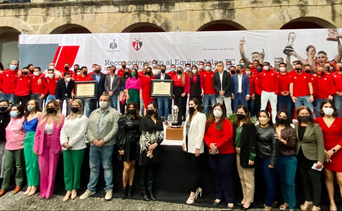 Atlas recibe reconocimiento del Congreso de Jalisco