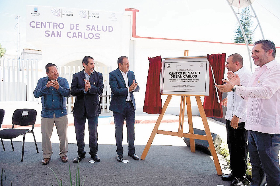 Entregan a Yautepec centro de salud 