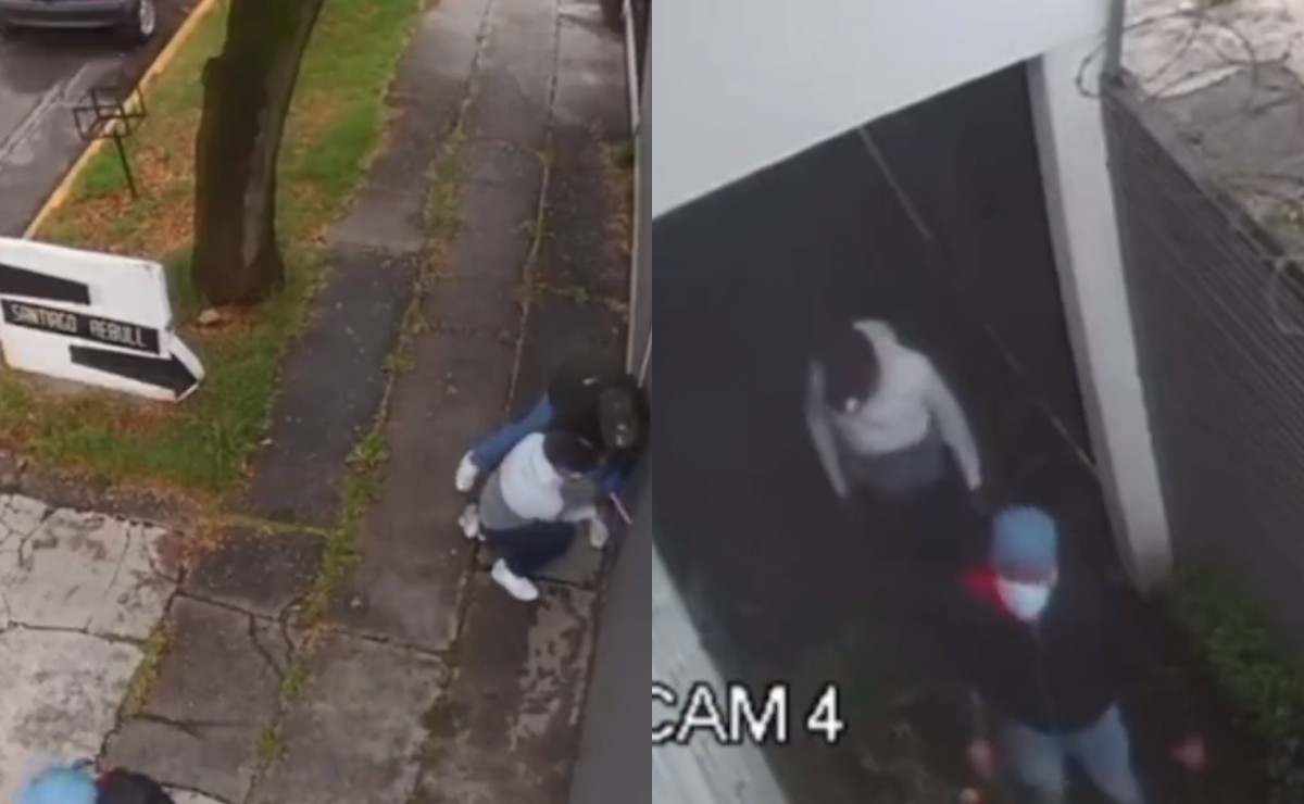  VIDEO: Cámaras de seguridad captan a 3 presuntos ladrones intentando ingresar a casa de Naucalpan 