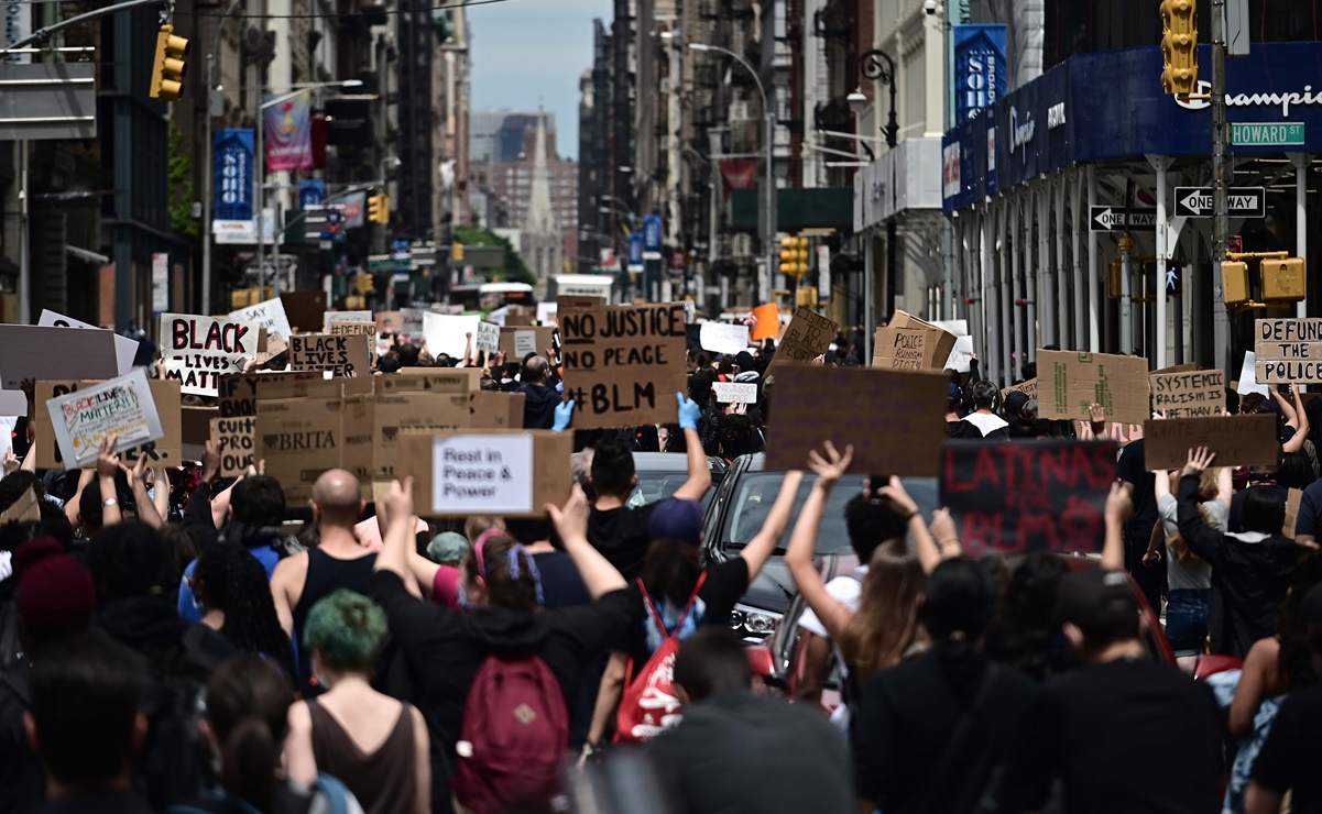 Por saqueos y protestas, prolongan toque de queda hasta el domingo en Nueva York 