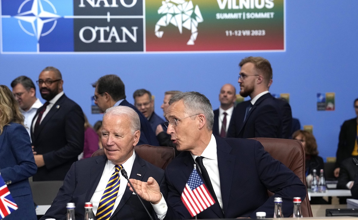 Biden anuncia “histórica donación” para Ucrania en celebración de los 75 años de la OTAN