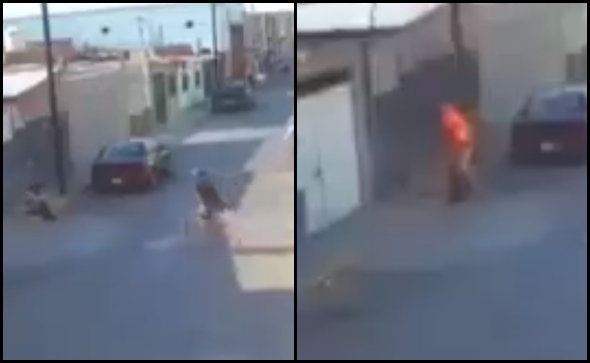 Video: sujeto rocía con combustible a mujer en situación de calle y le prende fuego en Celaya