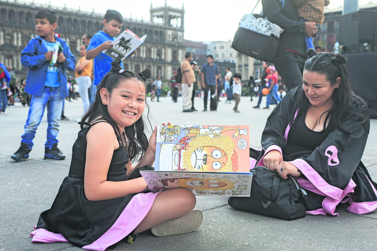 Los niños toman el Zócalo capitalino