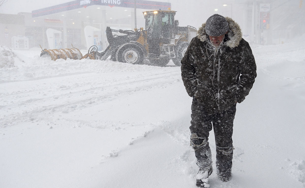 Nueva tormenta invernal deja hasta 70 centímetros de nieve en zonas de Canadá