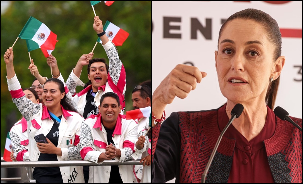 Claudia Sheinbaum desea suerte a delegación mexicana que participa en los Juegos Olímpicos París 2024