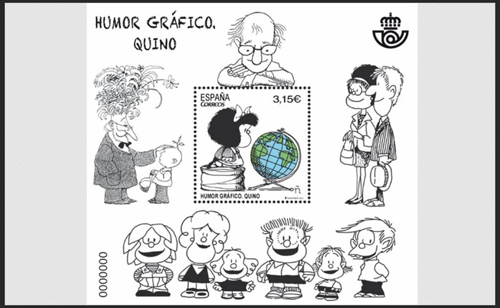 Dedican a "Quino" sello postal en España