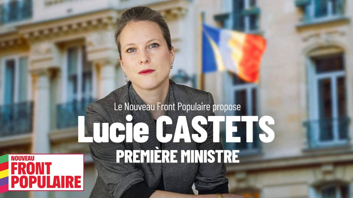La izquierda francesa  presenta candidata a primera ministra; Macron la ignora