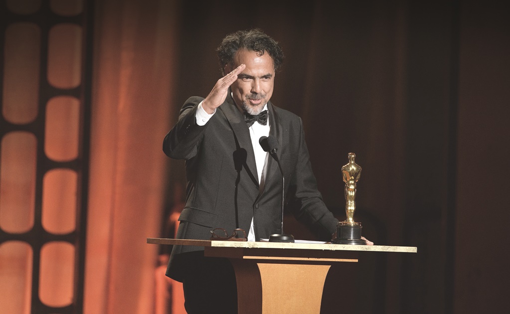 Iñárritu recibe Oscar por "el nacimiento de un arte"