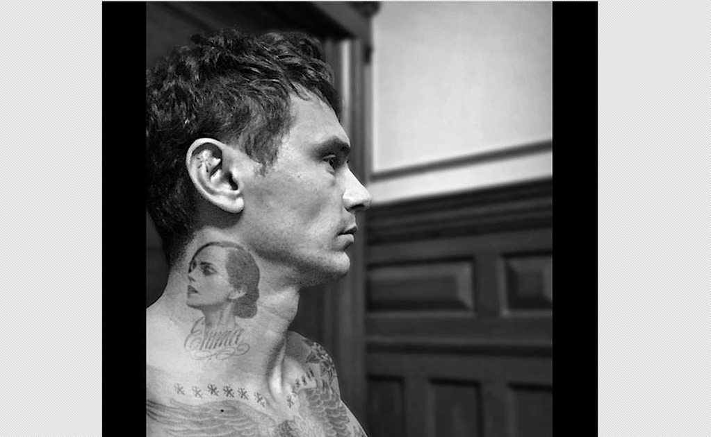 James Franco sorprende con tatuaje de Emma Watson