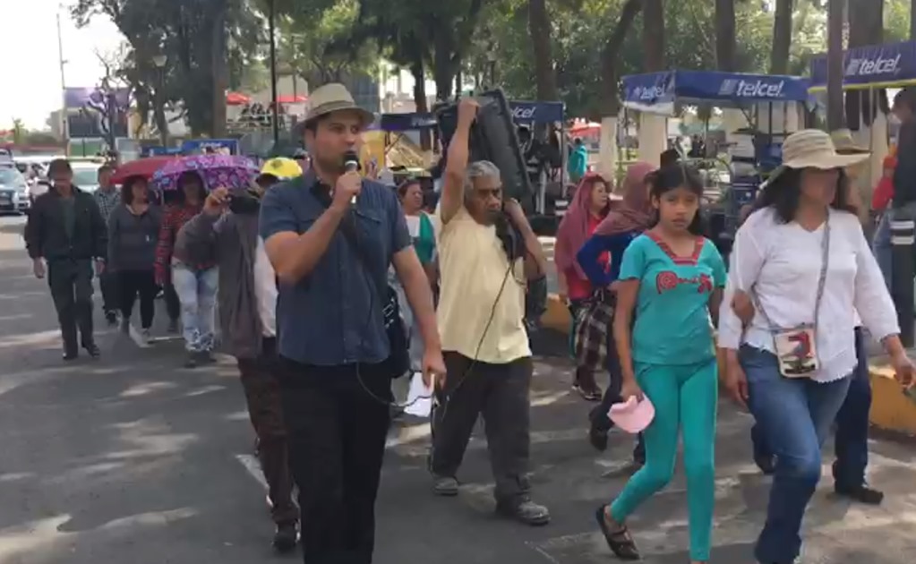 ​Marchan en Ecatepec para exigir dotación de agua potable