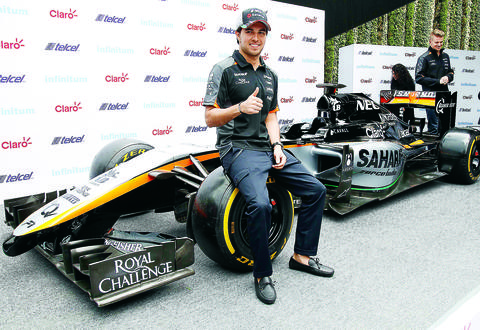 Primera vez de ‘Checo’ en la pista HR