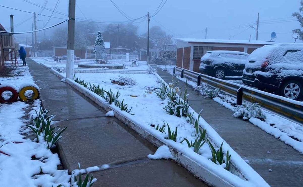 Semana Santa fría en Sonora; se registran lluvias, nevadas y fuertes vientos en el norte y zona montañosa