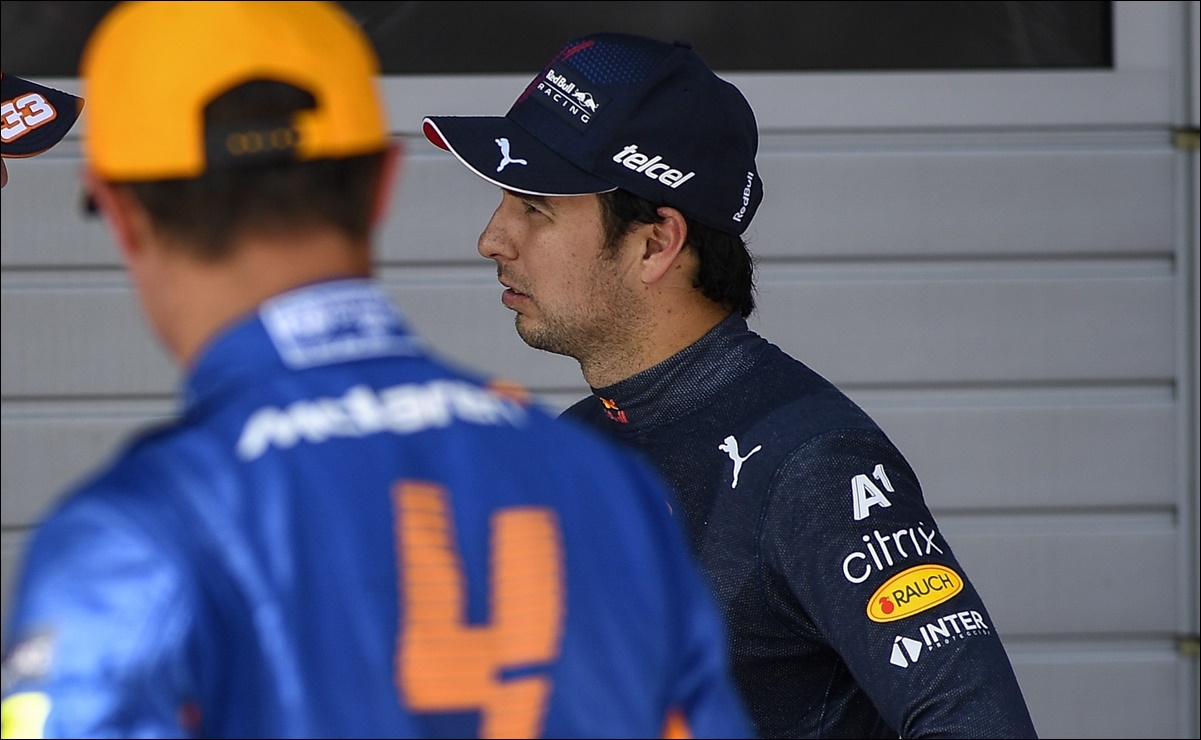 Checo Pérez se mantiene tercero en el campeonato de la F1; Norris lo aprieta