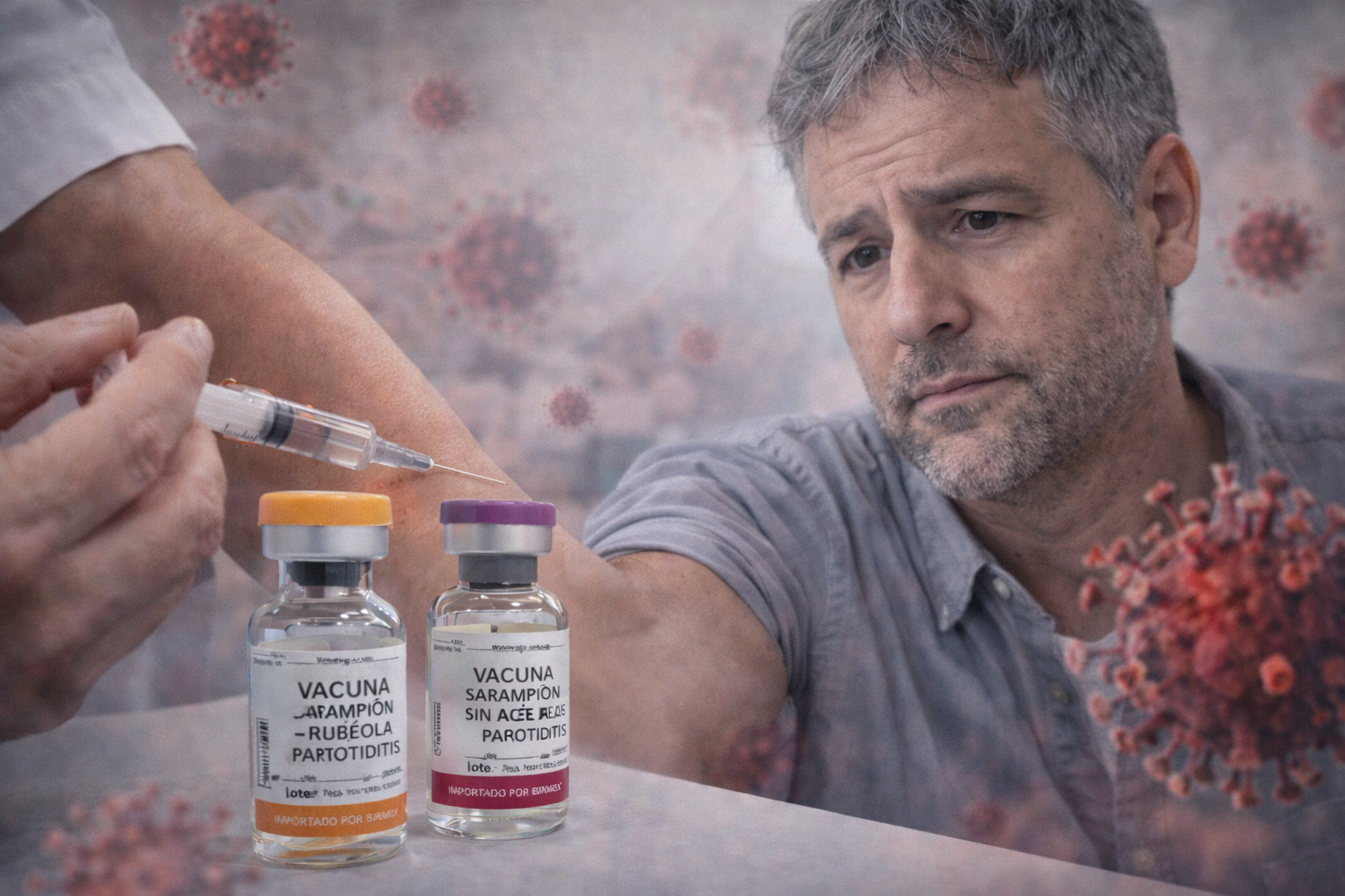 ¿Por que los adultos mayores NO deben vacunarse contra el sarampión? Esto dice la UNAM. Foto: IA