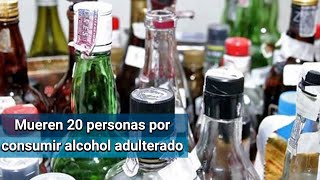 Confirman 20 muertos y 6 hospitalizados por alcohol adulterado en Puebla