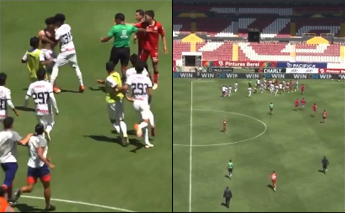 VIDEO: Chivas venció al Atlas en la final sub 16 y hubo pelea campal entre los jugadores