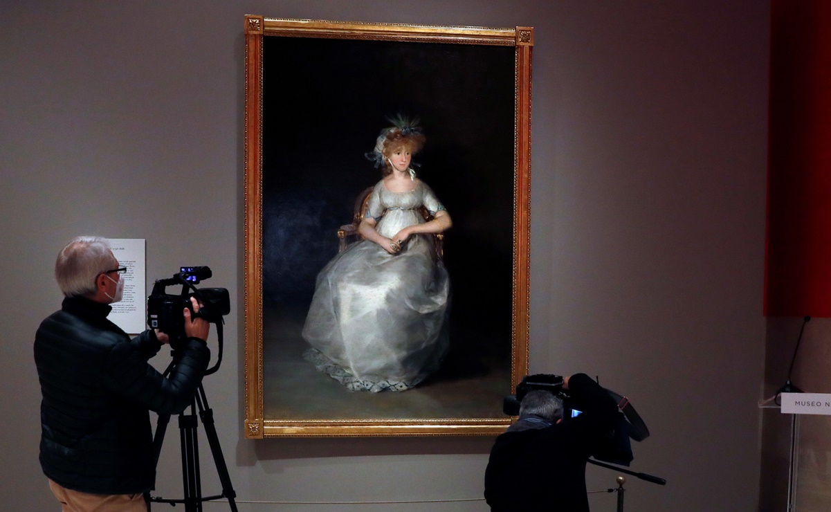 Concluye la restauración del cuadro que muestra la faceta sensible de Francisco de Goya 