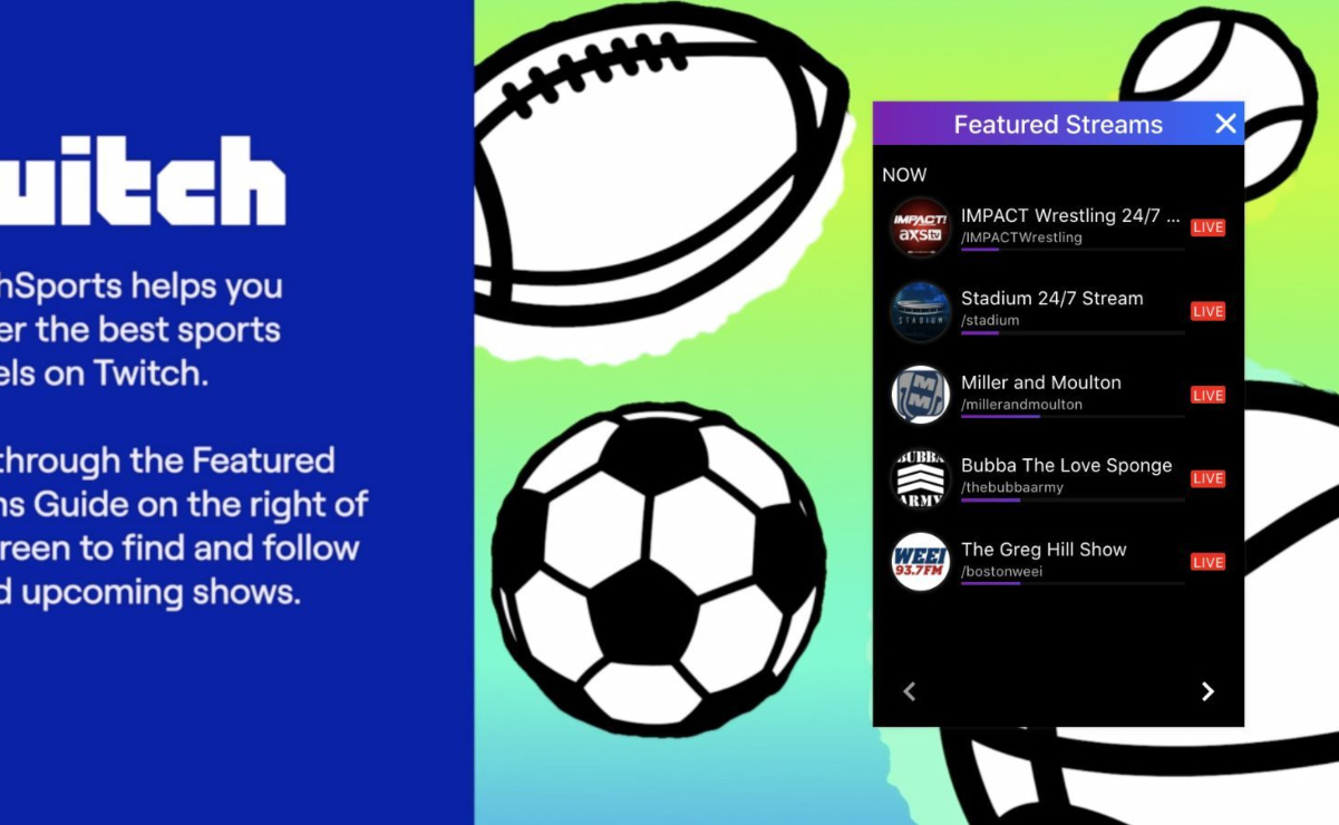 Twitch lanza la categoría “Deportes”