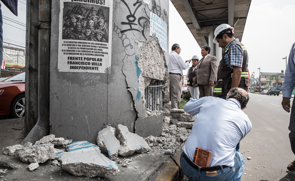 Revisan instalaciones del Metro tras daños por sismo