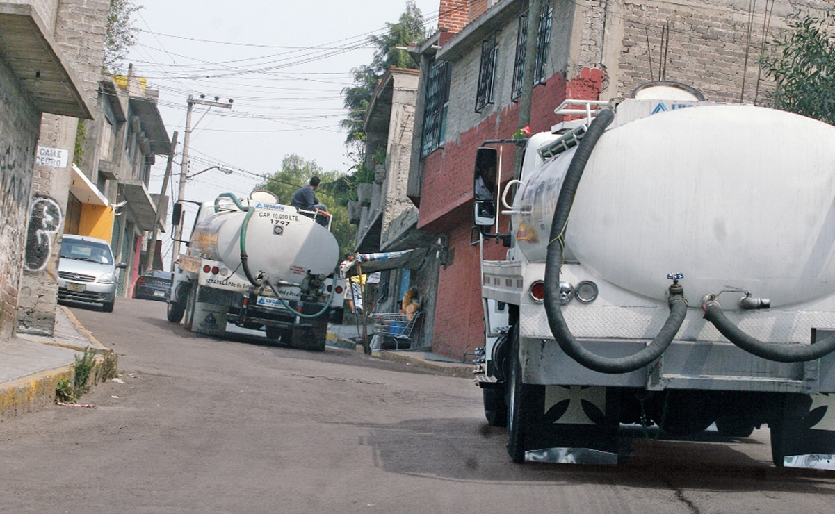 Caen 26 personas por posibles extorsiones a conductores de pipas de agua en Xochimilco