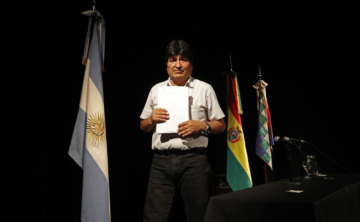 Sigo siendo presidente de Bolivia, dice Evo Morales por orden de arresto
