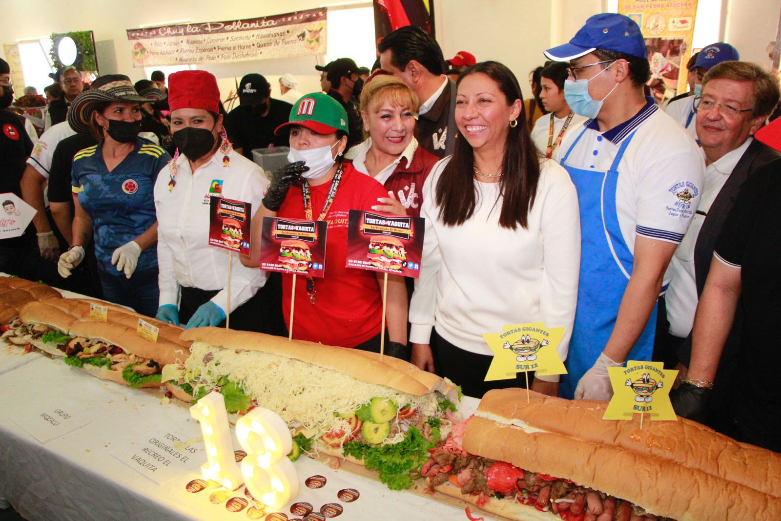 Feria Internacional de la Torta en la Venustiano Carranza busca establecer nuevo récord 