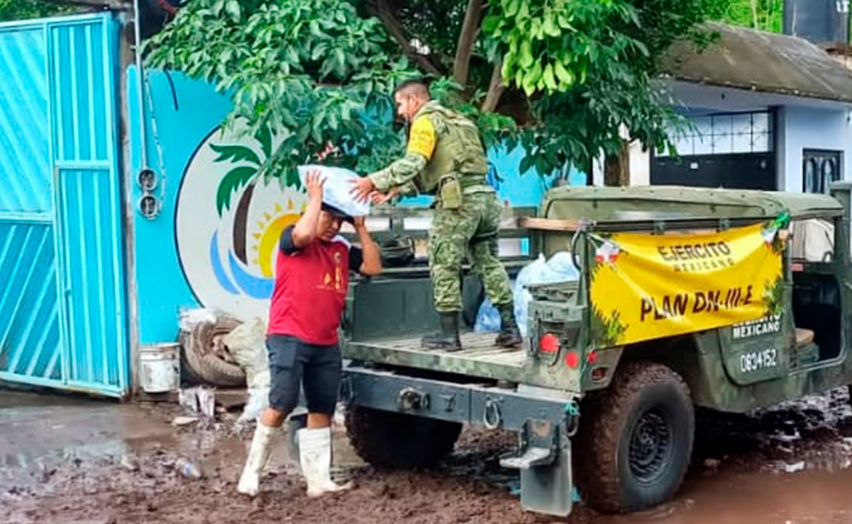 Huracán "Otis": AMLO reconoce a las Fuerzas Armadas para apoyar en Acapulco, más que otras dependencias