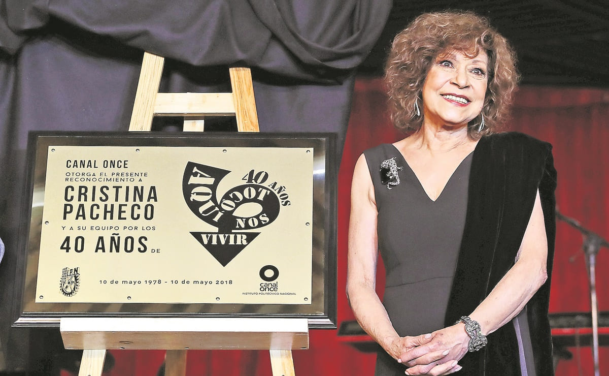 Muere la escritora y periodista Cristina Pacheco a los 82 años, ícono de la televisión mexicana