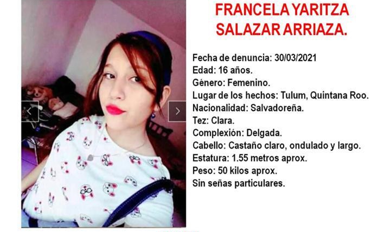 Activan Alerta Amber por la desaparición de Francela Yaritza, hija de Victoria Salazar