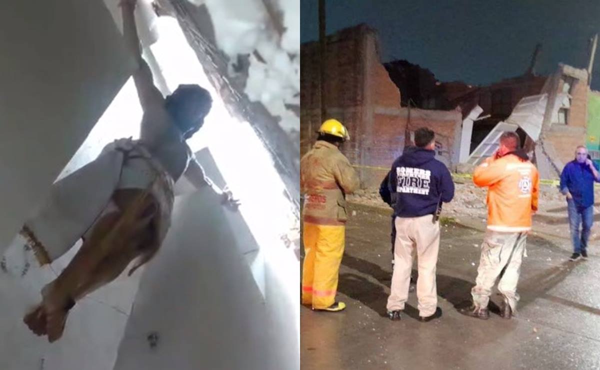 VIDEO: Imagen de Cristo queda intacto tras derrumbe de iglesia SLP