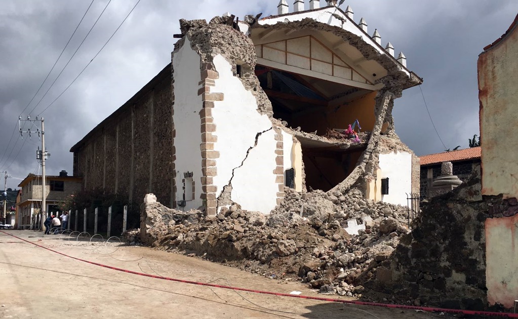 Suman casi 3 mil inmuebles dañados en Edomex por sismo
