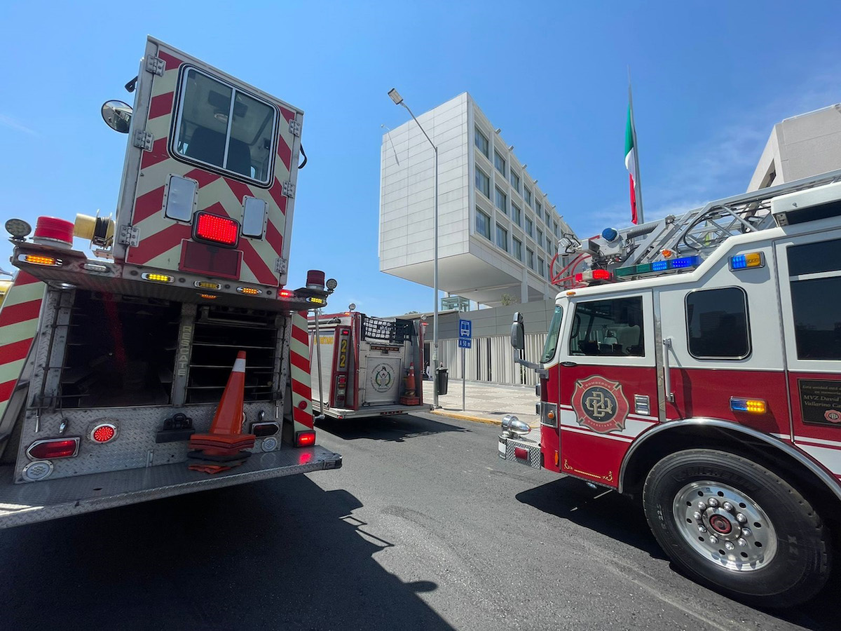 Se registra un incendio en el Congreso de Querétaro