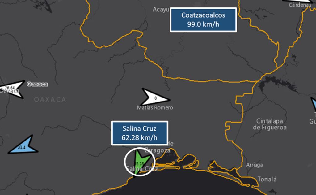 Oaxaca cierra puertos por efectos del "Norte" 