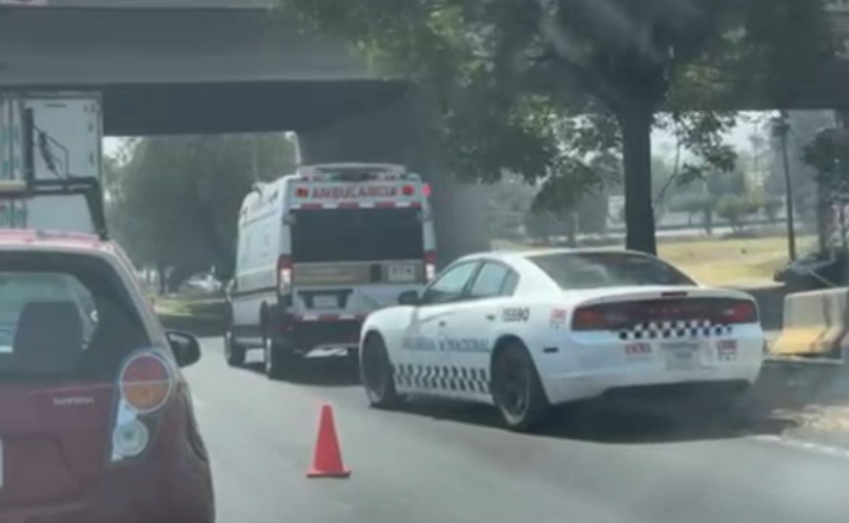 Hallan cuerpo sin vida en carriles centrales de la carretera México-Querétaro