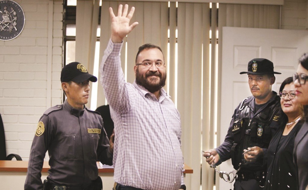 México no ha pedido a Guatemala autorización para procesar a Javier Duarte por desapariciones