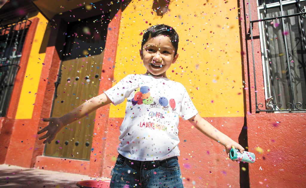 5-year-old entrepreneur makes sustainable confetti