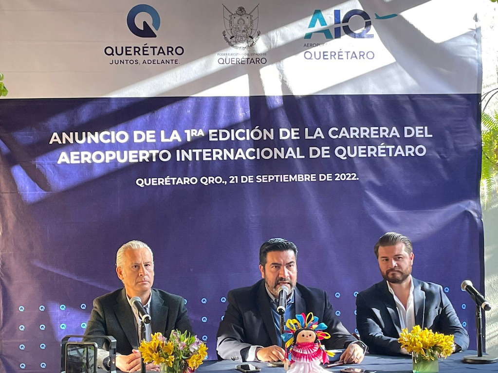 ¡Atención corredores! Convocan a celebrar los 18 años de Aeropuerto de Querétaro