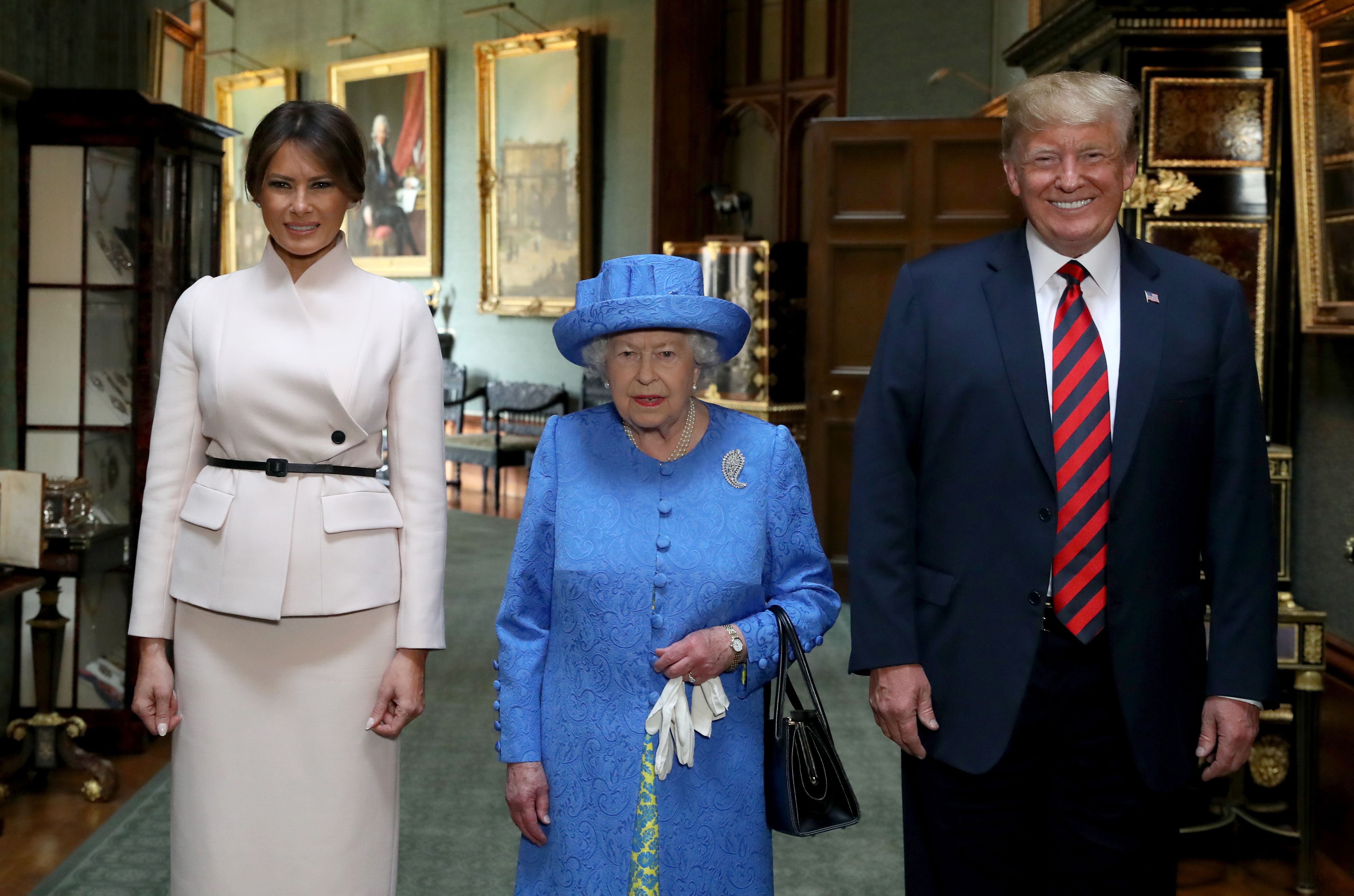 El protocolo que deberá seguir Trump durante su encuentro con la reina Isabel II