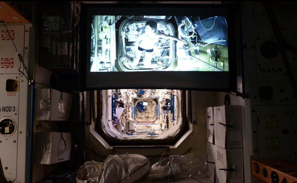 Astronautas ven "Gravity" desde el espacio
