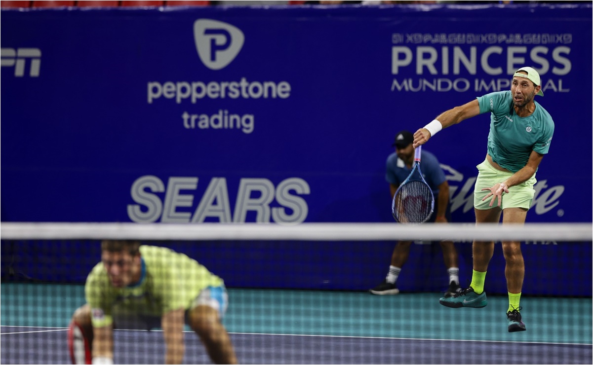 El mexicano Santiago González llega a la final de dobles del Abierto Mexicano de Tenis