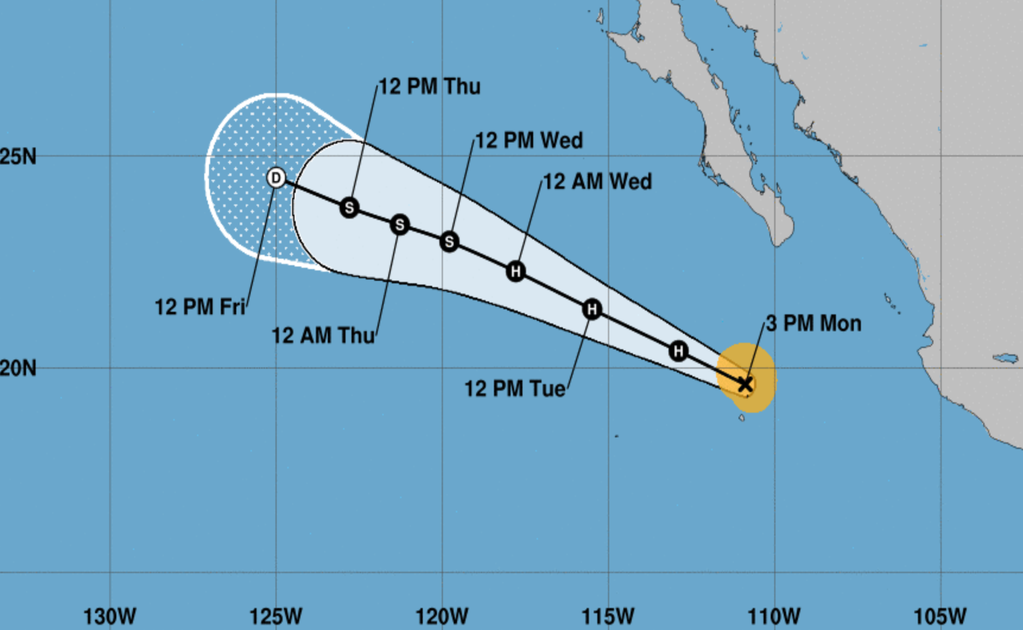 Tropical Storm Elida becomes a hurricane
