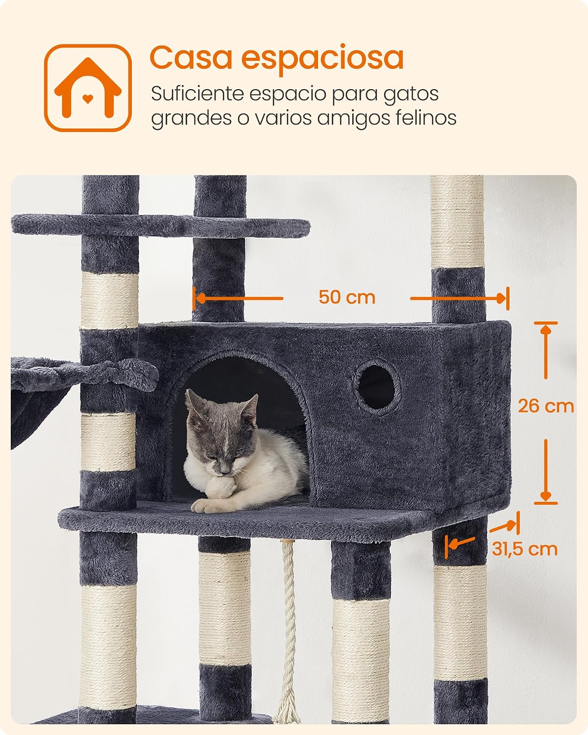 Feandrea Árbol para Gatos - Foto 4