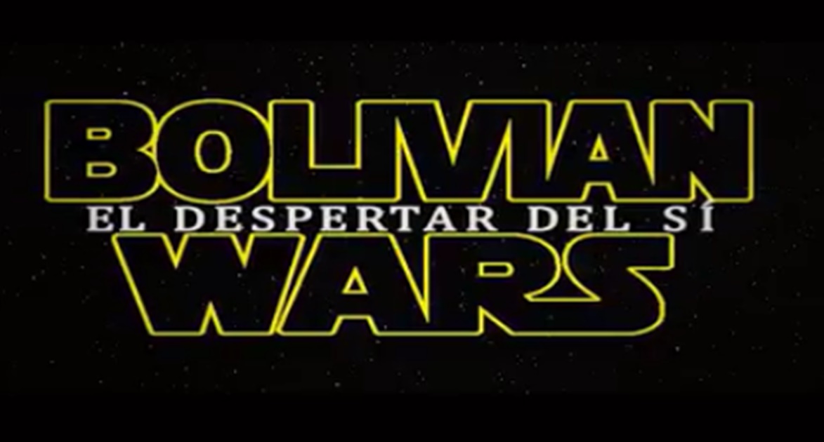 Evo Morales pide voto al estilo Star Wars
