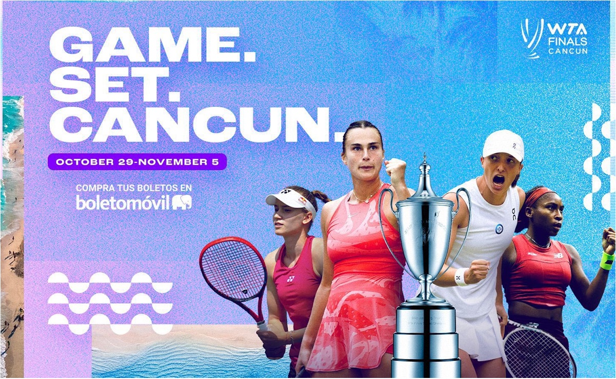 WTA Finals en Cancún ya tiene las 8 tenistas clasificadas