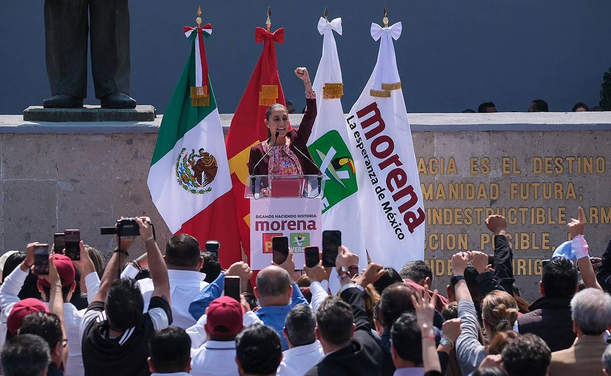 Sheinbaum descarta acarreo a su arranque de campaña en el Zócalo