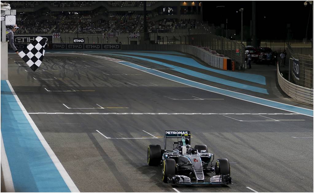 F1: Rosberg gana en Abu Dabi la última carrera del 2015